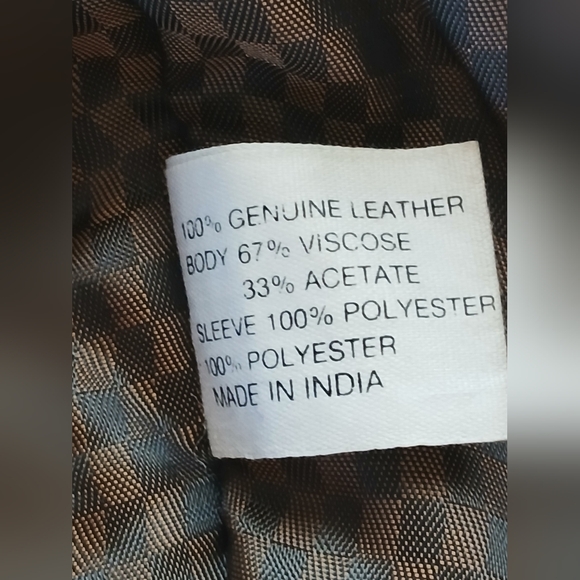 Pierre cardin leather man's jacket - Picture 4 of 12